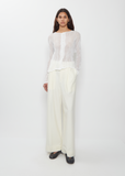Chiffon Twist BK/WT Shirt