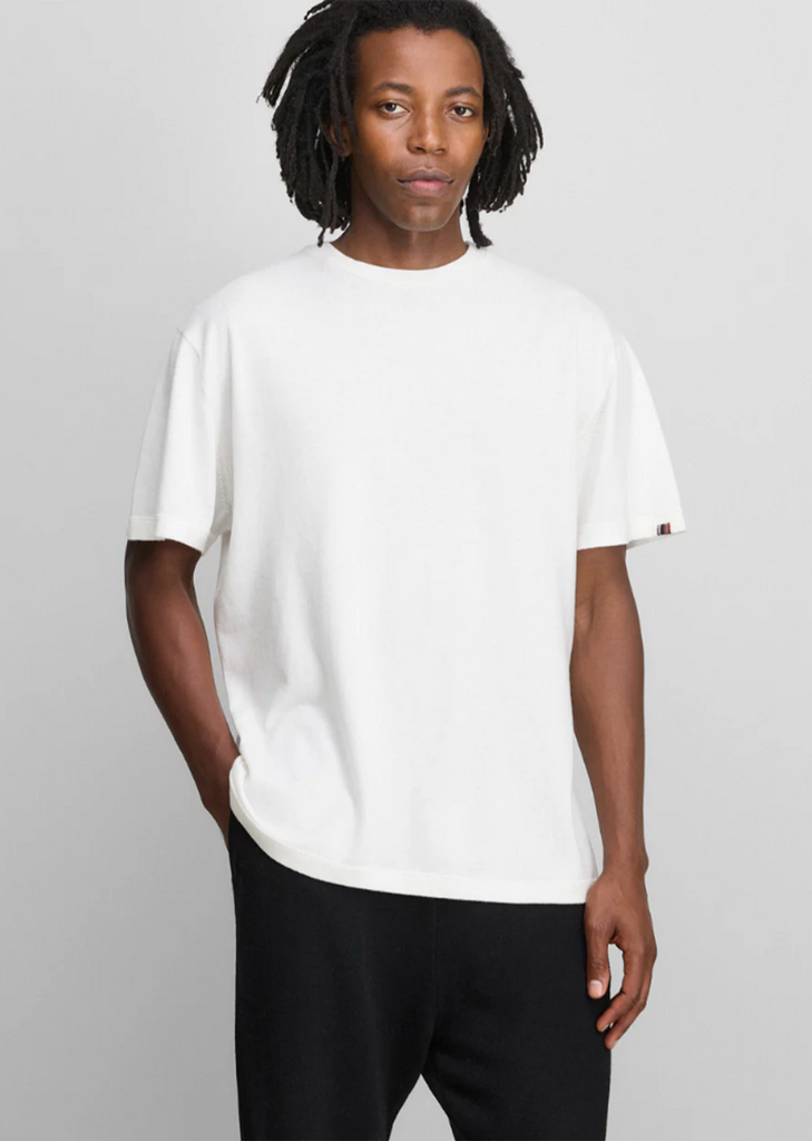 n°269 Rik Cotton Cashmere Top — Snow