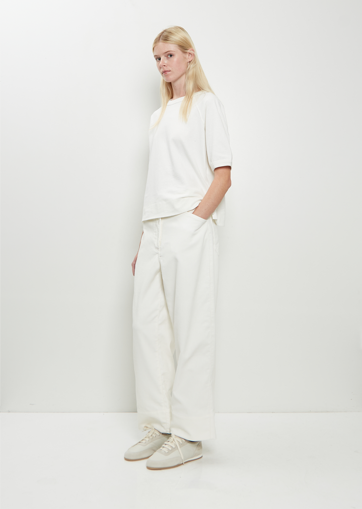 Field Cotton Trouser — White