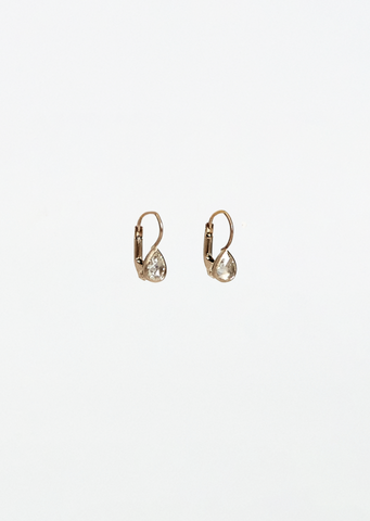 Gwyneth White Diamond Drop Earrings