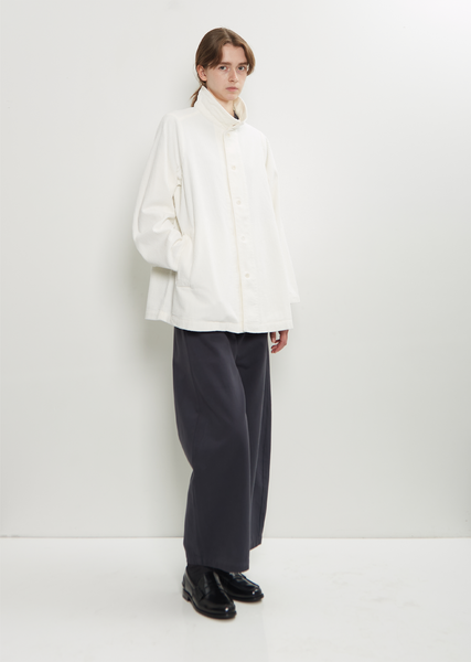 Joseph Cotton Velvet Jacket — Winter White – La Garçonne