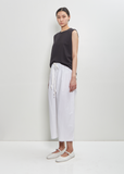 Paper Cotton Cropped Pants OE — White