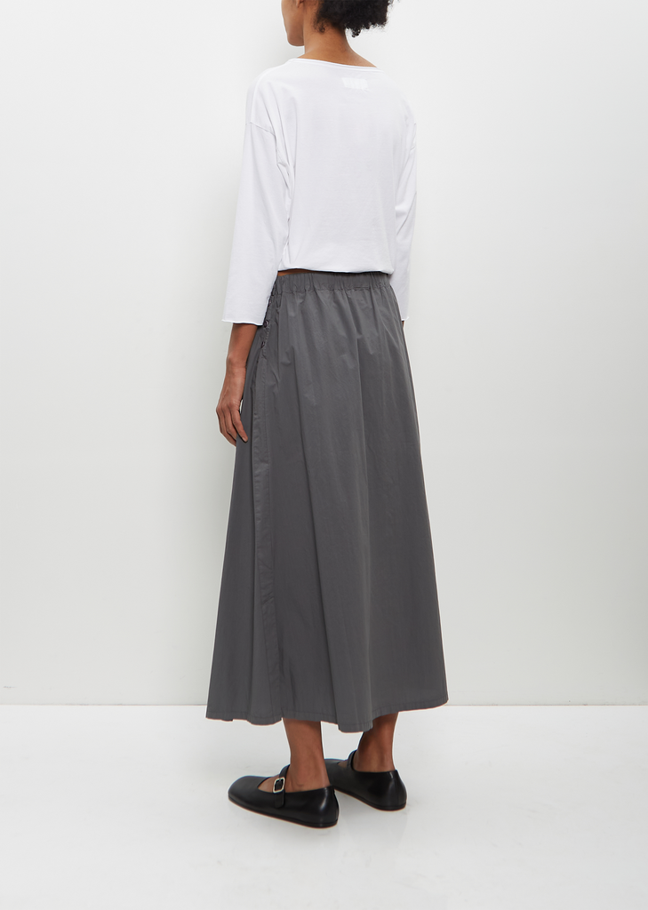 Cotton Maso Skirt — Grey