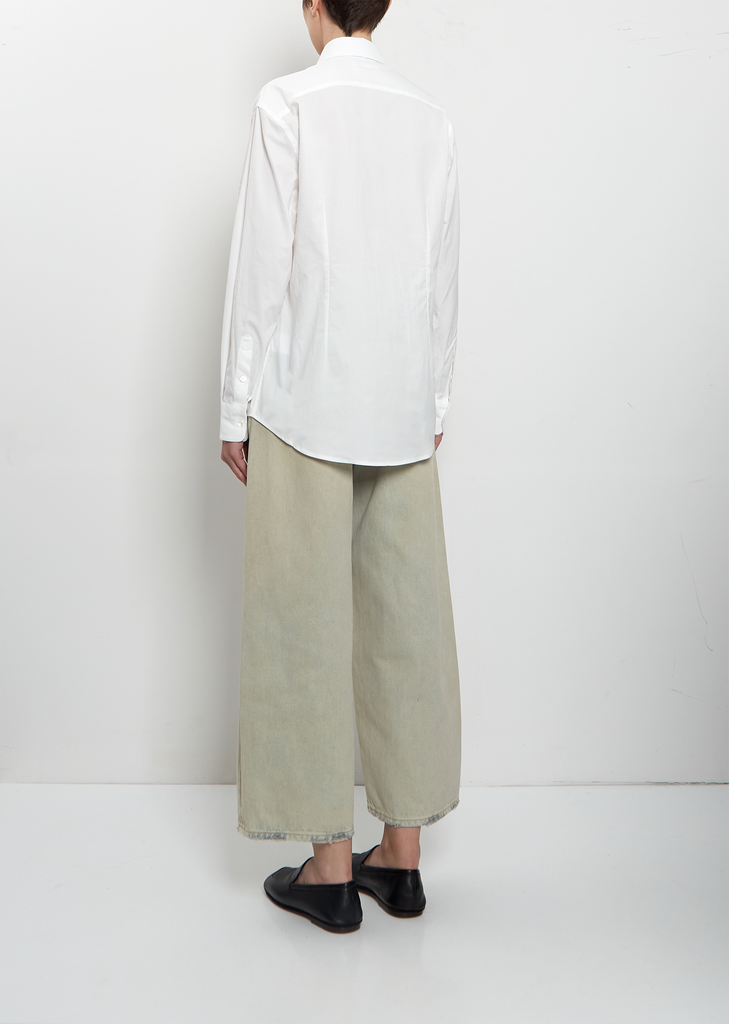 Dress Cotton Shirt — Optic White