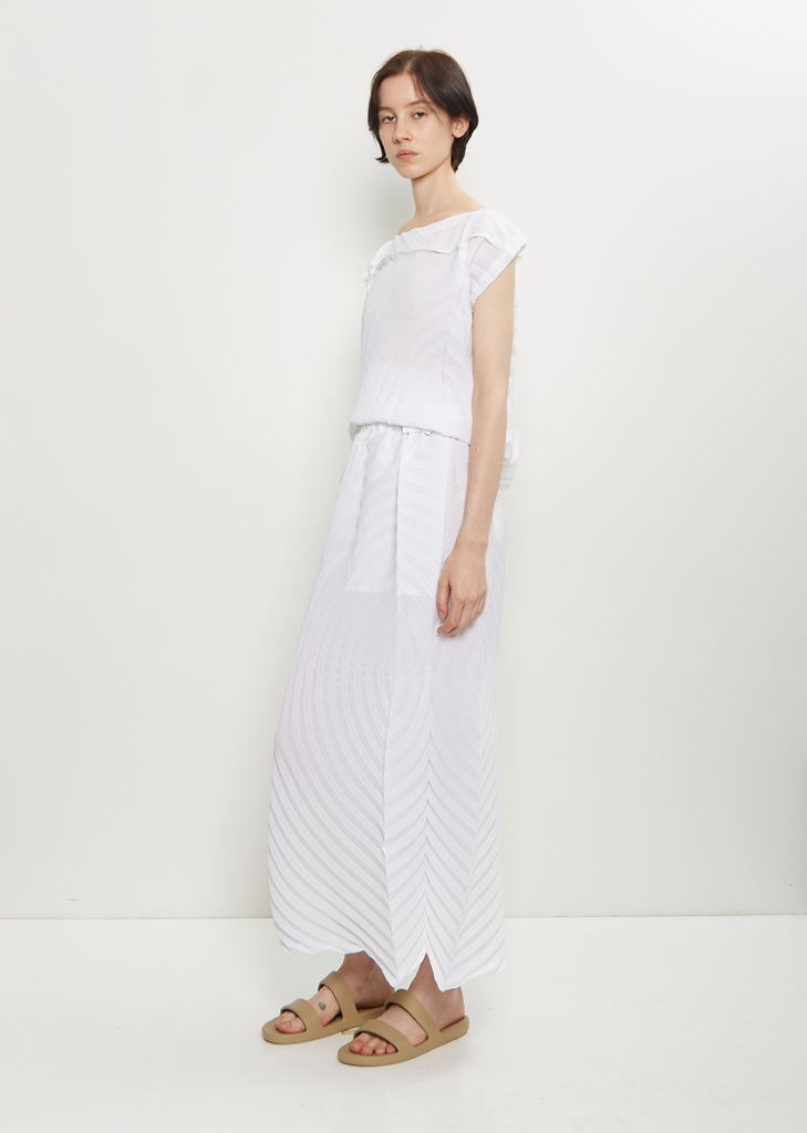 Paper Bag Pleats Skirt