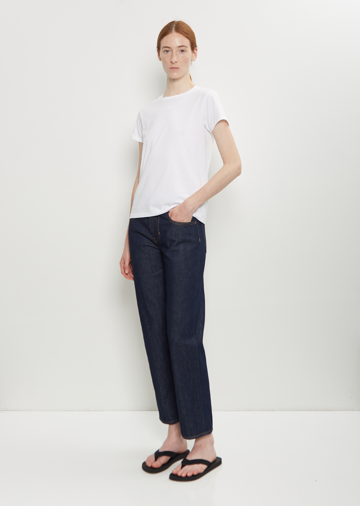 Mini Boy Cotton T-Shirt — Optic White
