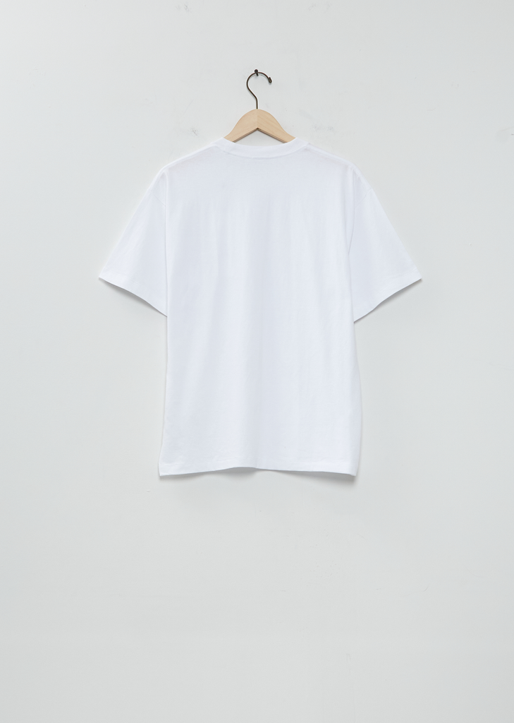 Cotton Jersey Short-Sleeve T-Shirt — White