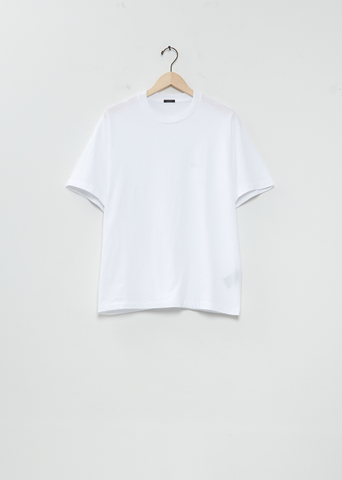 Cotton Jersey Short-Sleeve T-Shirt — White
