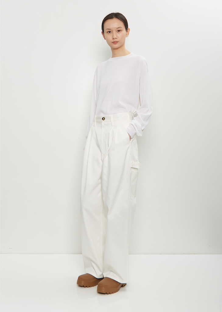 Polke Cotton Loose Pants