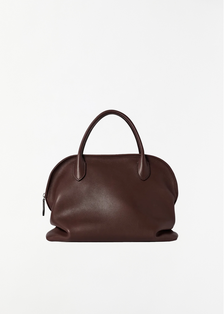 Agnes 12 Saddle Leather Bag — Burgundy