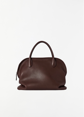 Agnes 12 Saddle Leather Bag — Burgundy