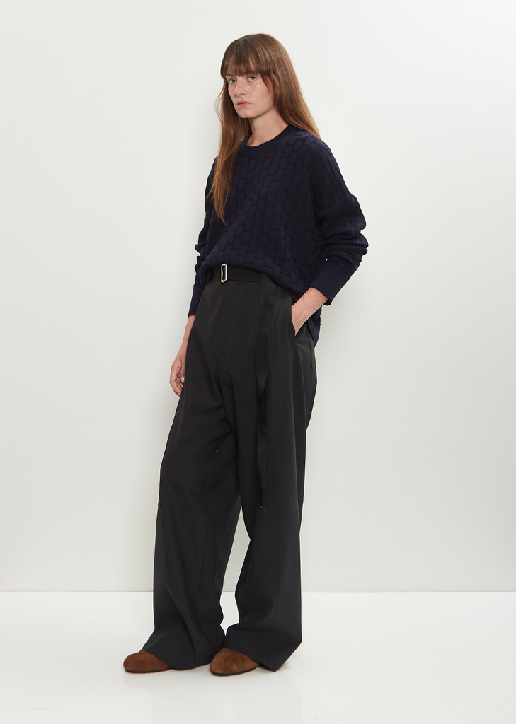 Merino Wool Crew Neck Sweater