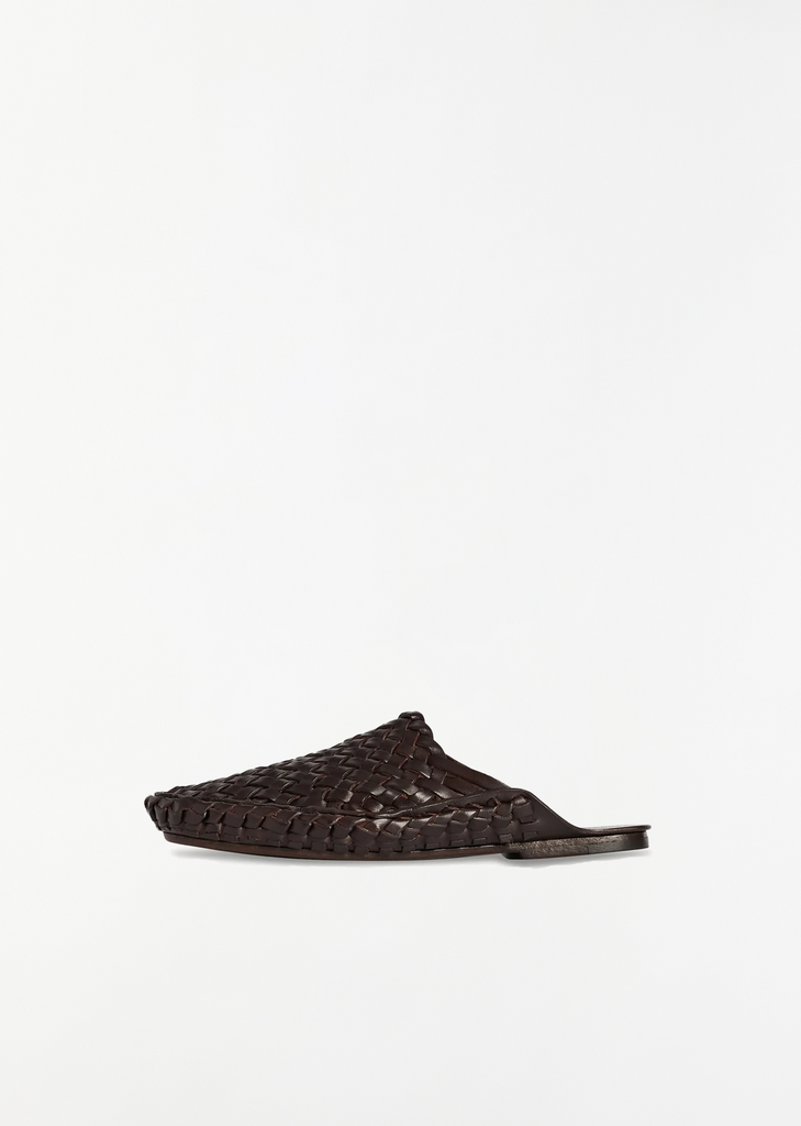 Woven Leather Slip-On