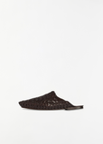 Woven Leather Slip-On