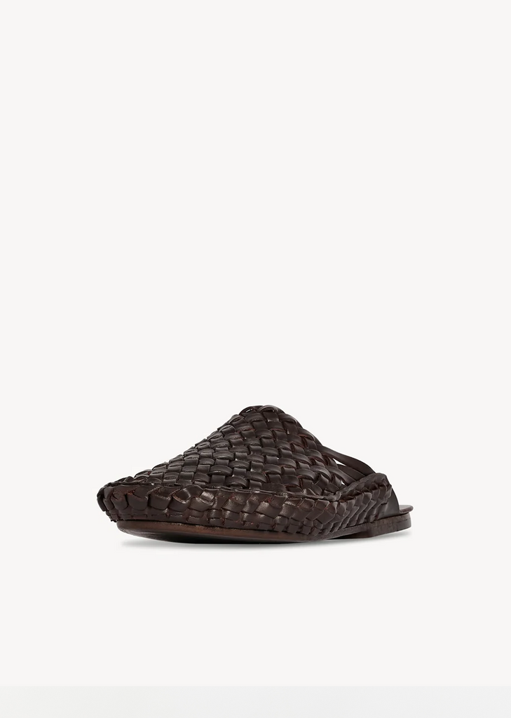 Woven Leather Slip-On