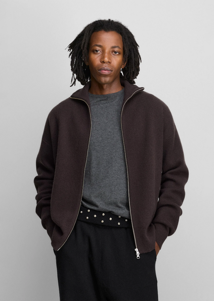 n°319 Xtra Out Cashmere Cardigan — Dark Brown