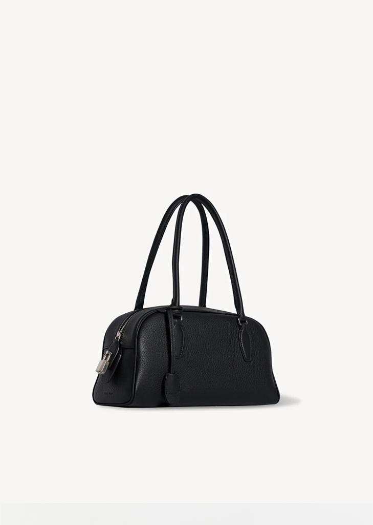 E/W India Grained Leather Bag, Small