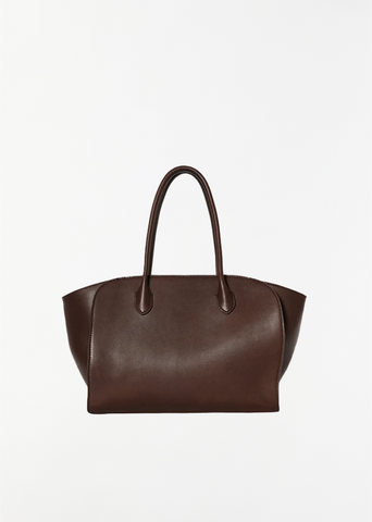 Marlo 12 Saddle Leather Bag — Deep Brown