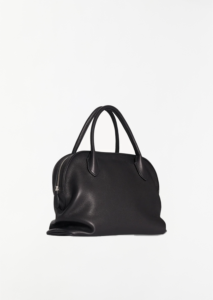Agnes 12 Saddle Leather Bag — Black