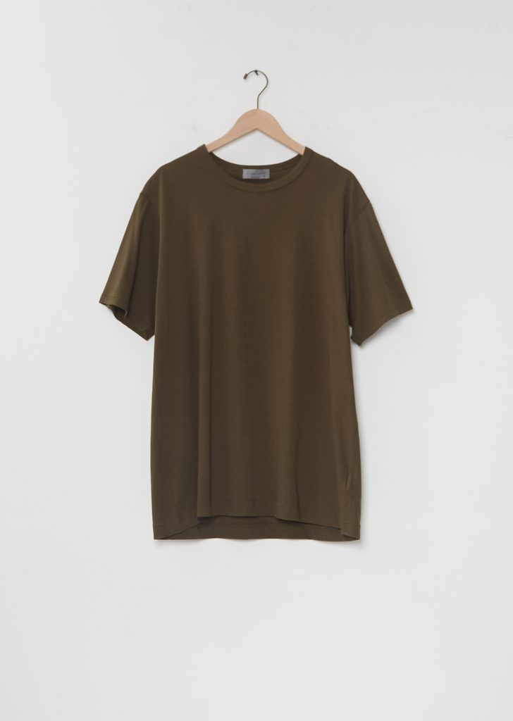 Round Neck T-Shirt — Khaki