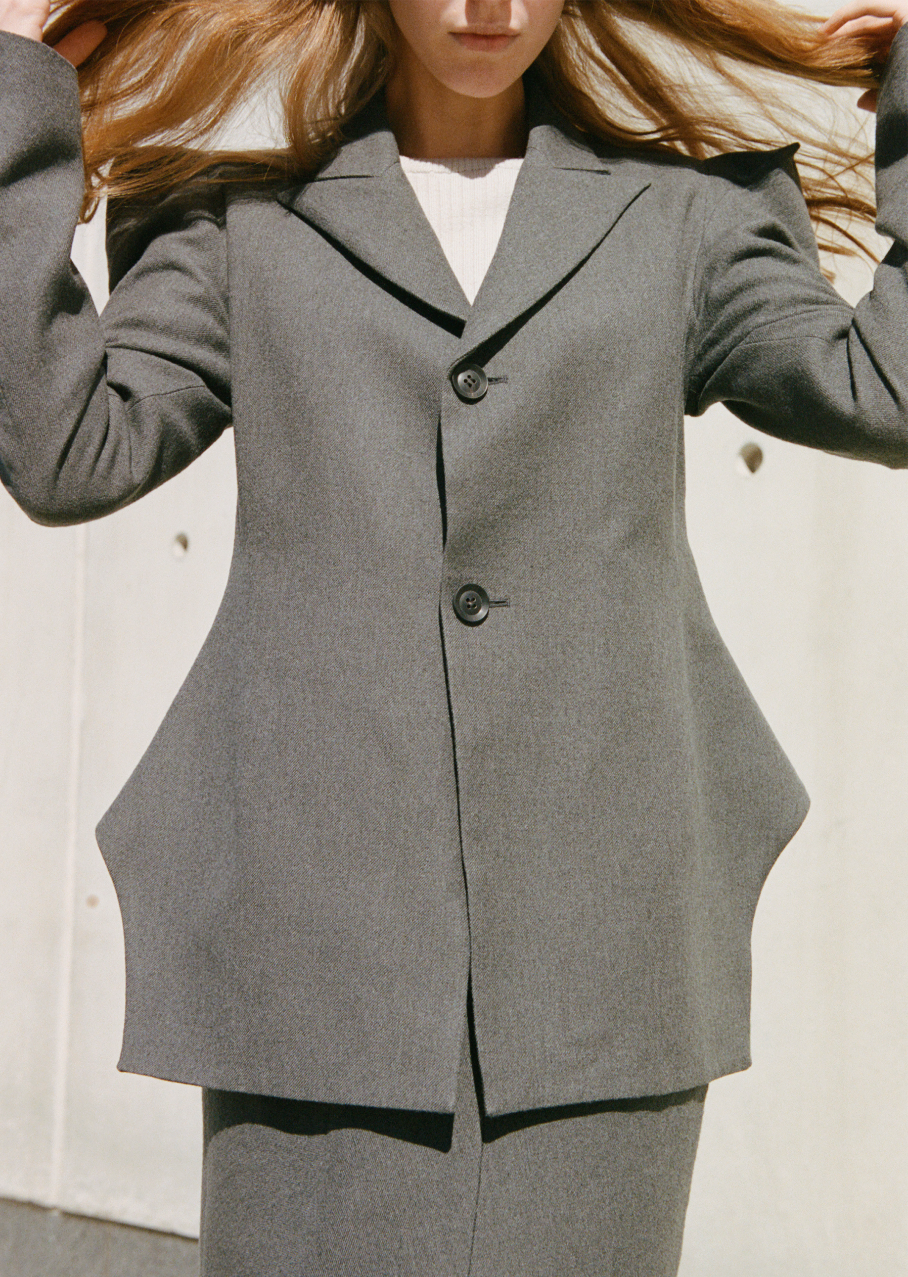 【値下/極美品】YOKE 25ss マーブル柄 ベルテッドスラックス Structured Gusset Shoulder Jacket – La Garçonne