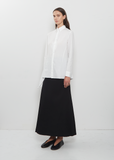 Paneled Long Cotton Shirt