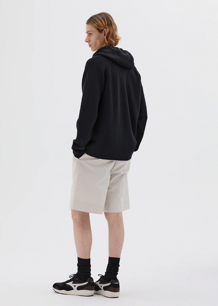 Merino Wool Zip Through Hoodie