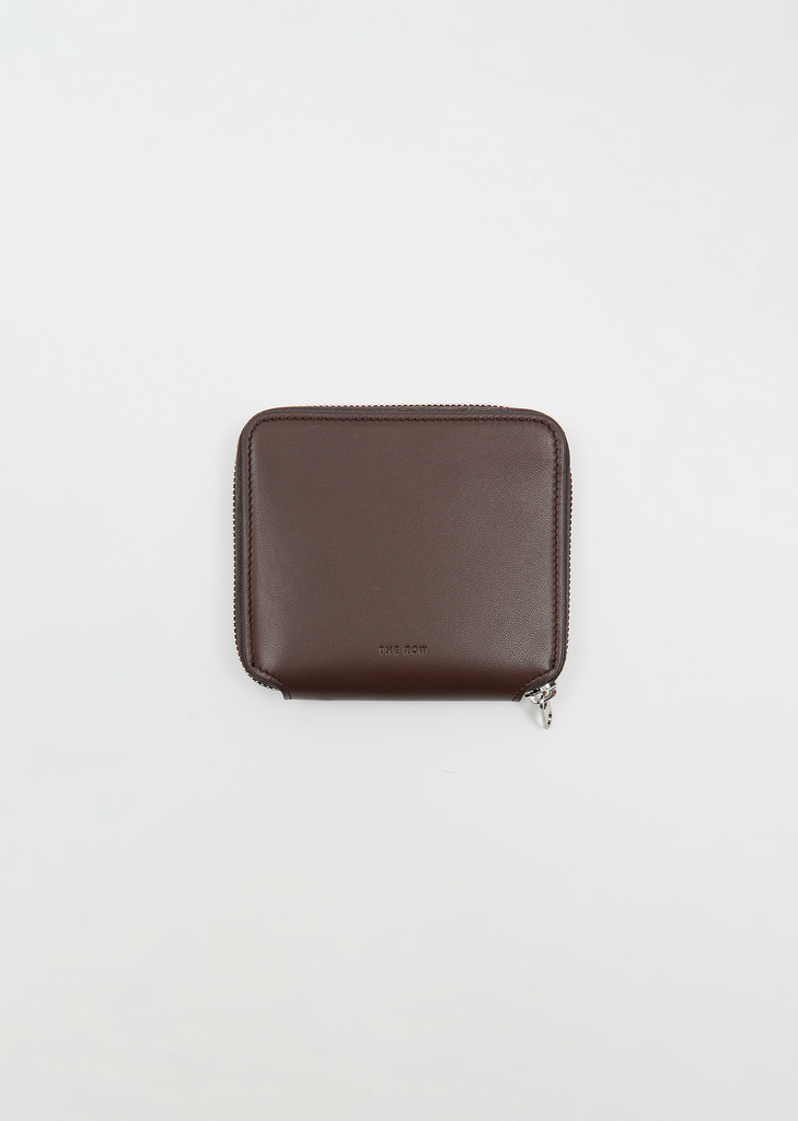 Leather Zip Wallet, Small