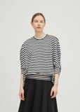 Cotton Jersey Striped Top