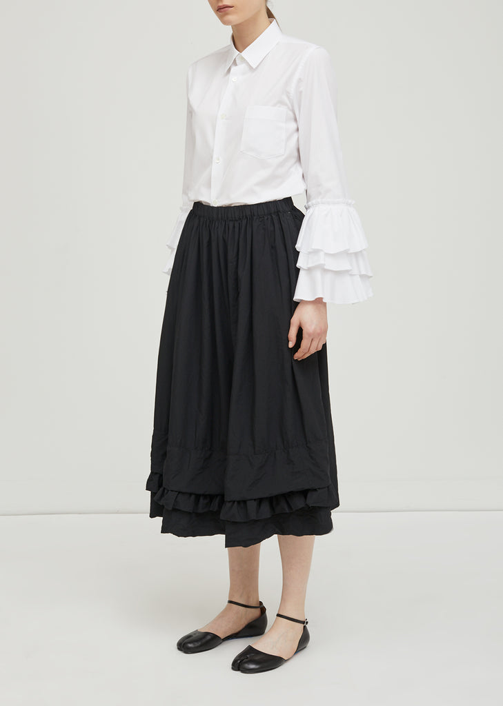 Broad Garment Treated Skirt