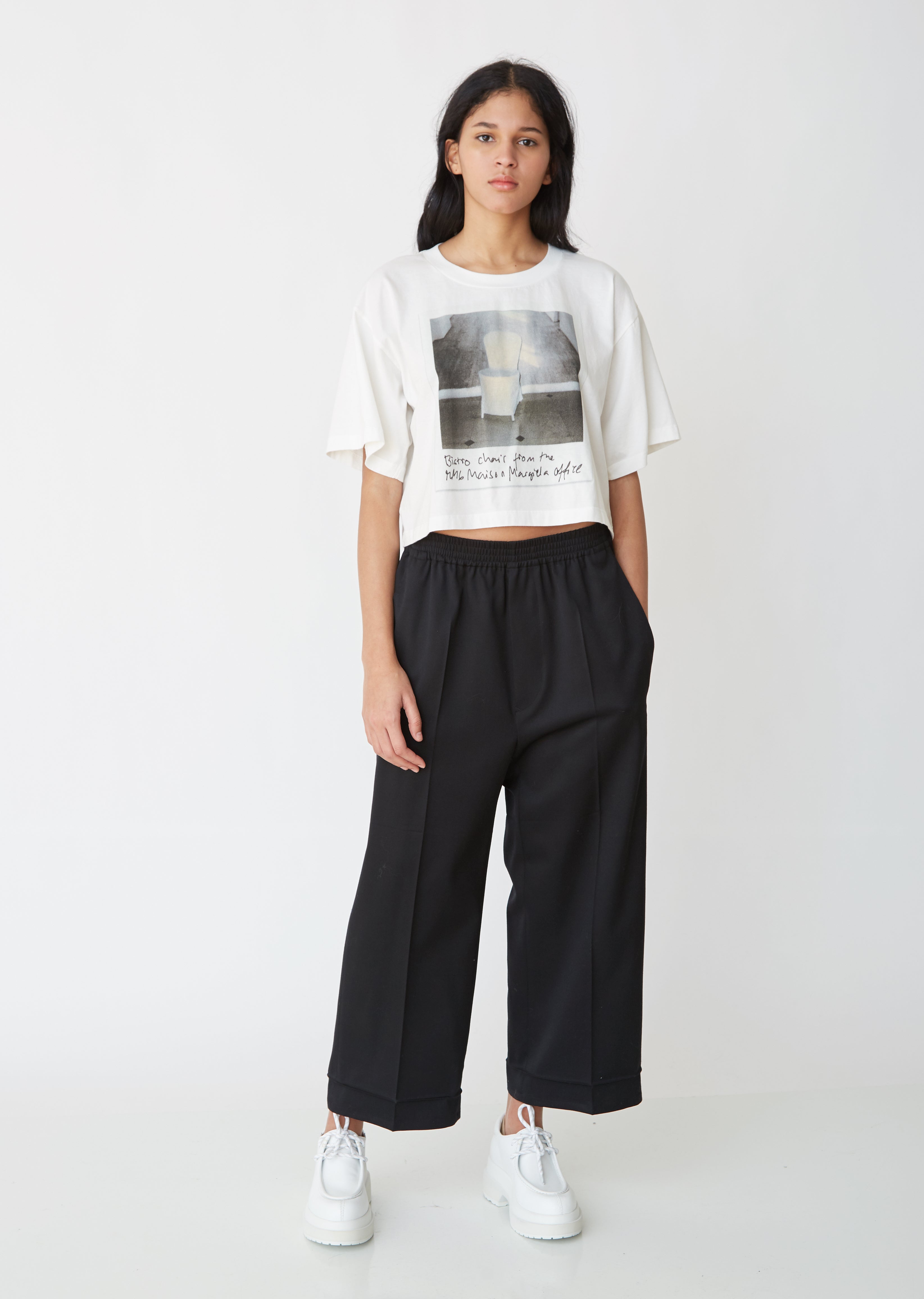 パンツ Mm6 Maison Margiela Pantalone In Cotone 23911045_53934804_600.jpg
