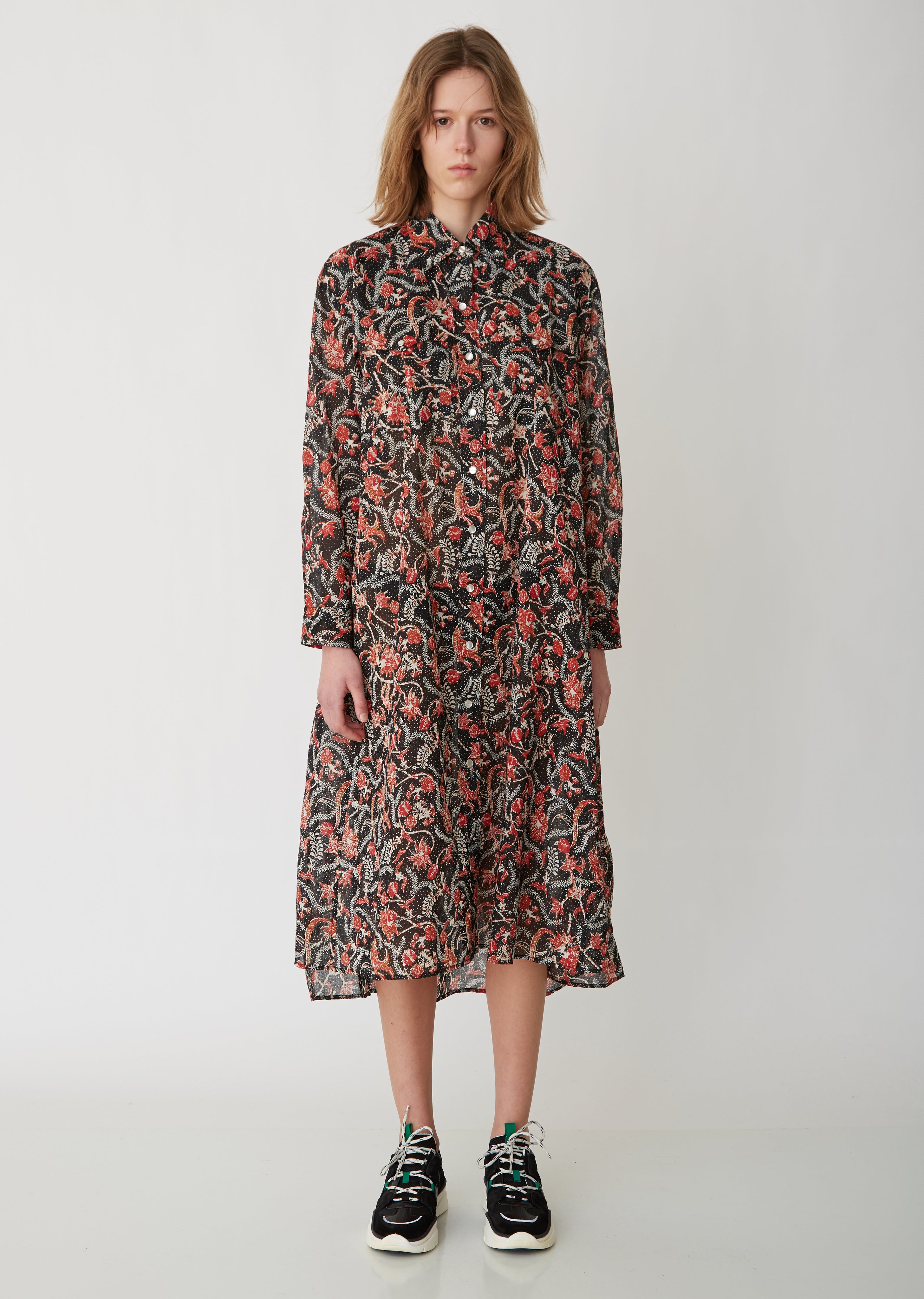 Eliane Cotton Voile Dress by Isabel Marant Étoile- La Garçonne