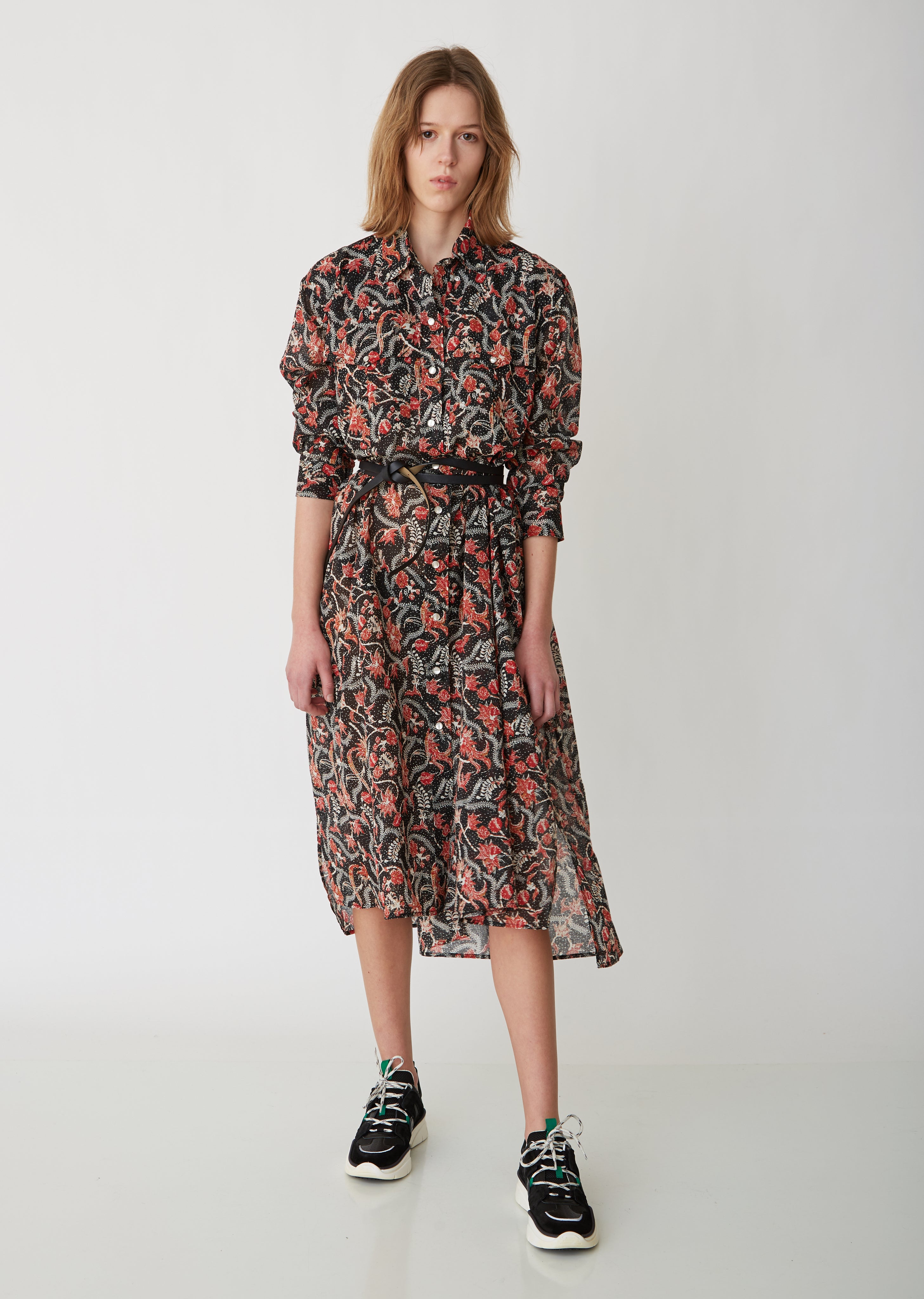 Eliane Cotton Voile Dress by Isabel Marant Étoile- La Garçonne
