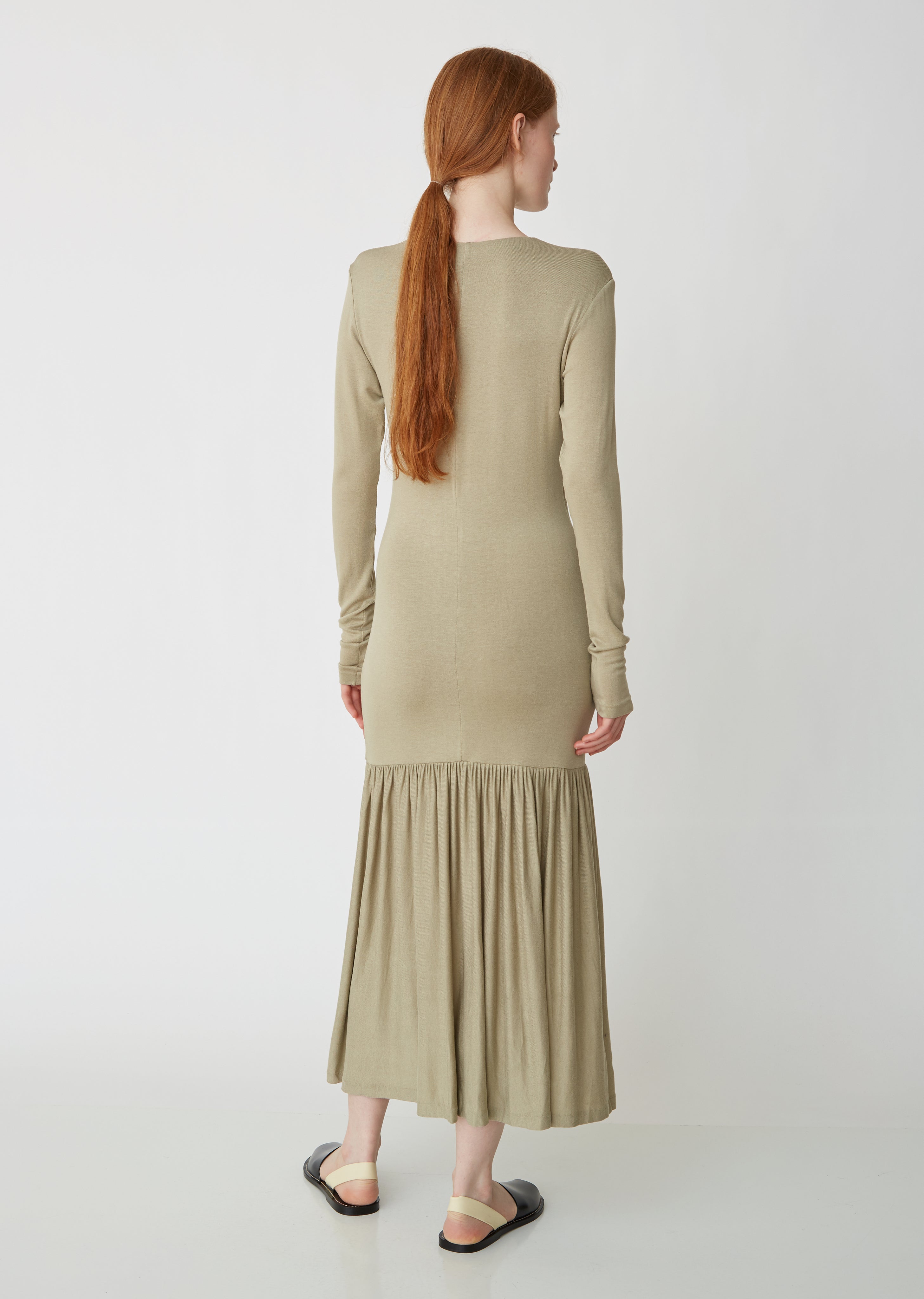 toteme a line dress Toteme | Dresses | Toteme Aline Wool Cotton Dress Macadamia