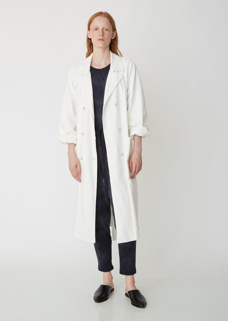 Tailoring Jersey Trench Coat