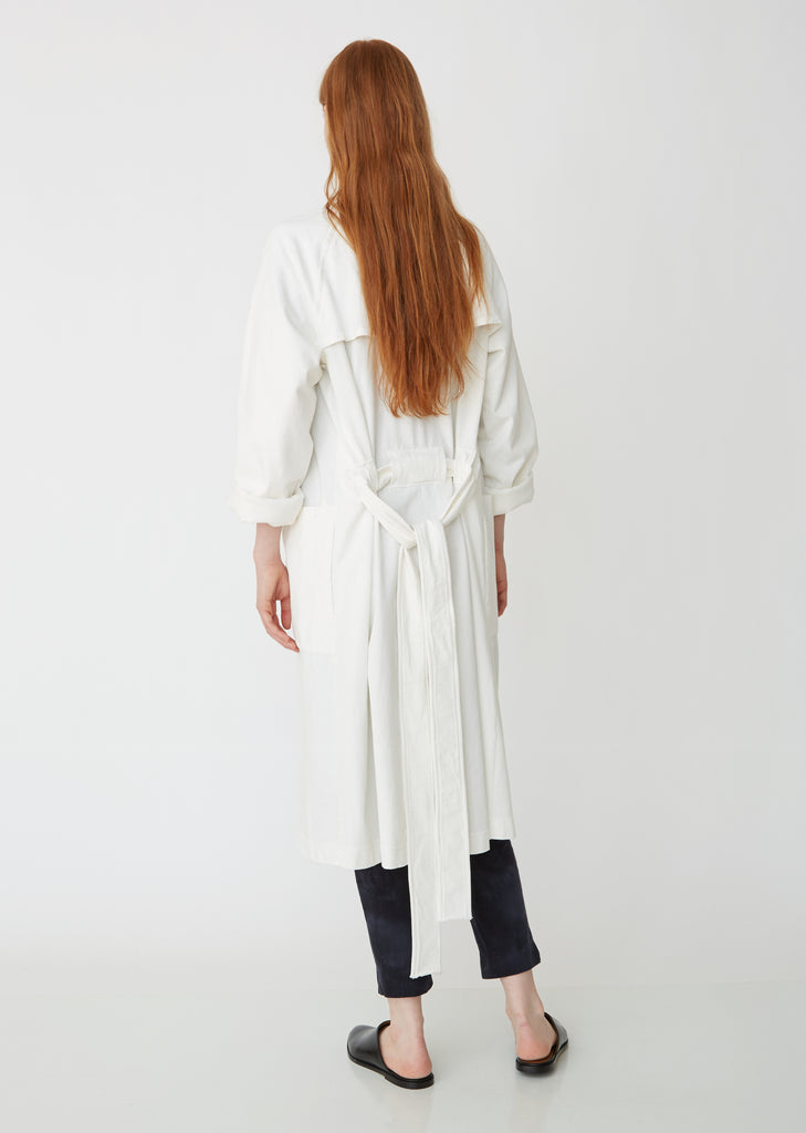 Tailoring Jersey Trench Coat