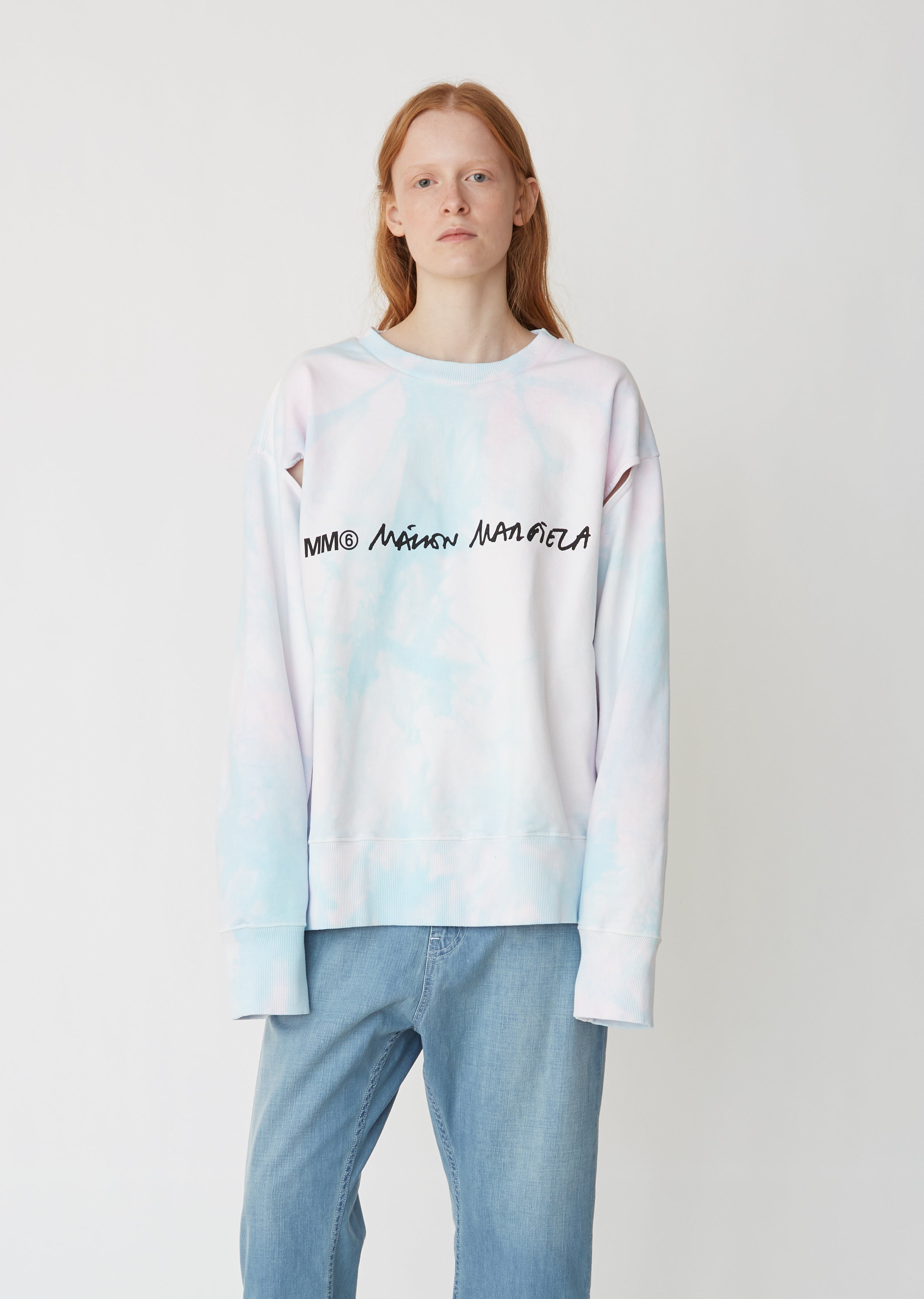発掘 - 新登場ブランド Tie Dye Long Sleeve Sweatshirt by MM6 Maison Margiela- La トップス