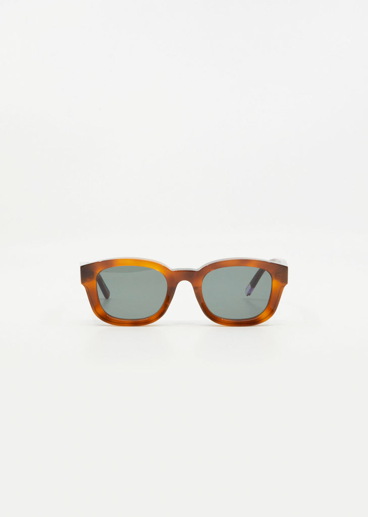 BE001 Sunglasses — Orange Havana / Grey