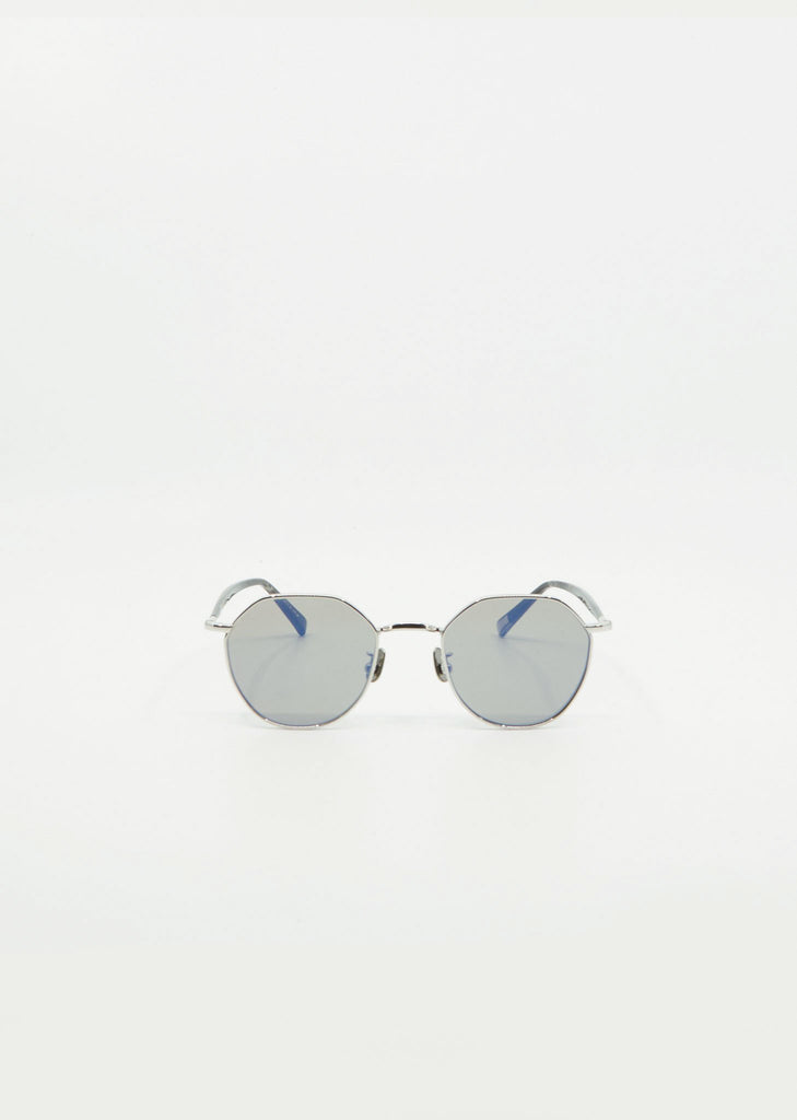 B0021 Sunglasses — Silver / Grey Havana