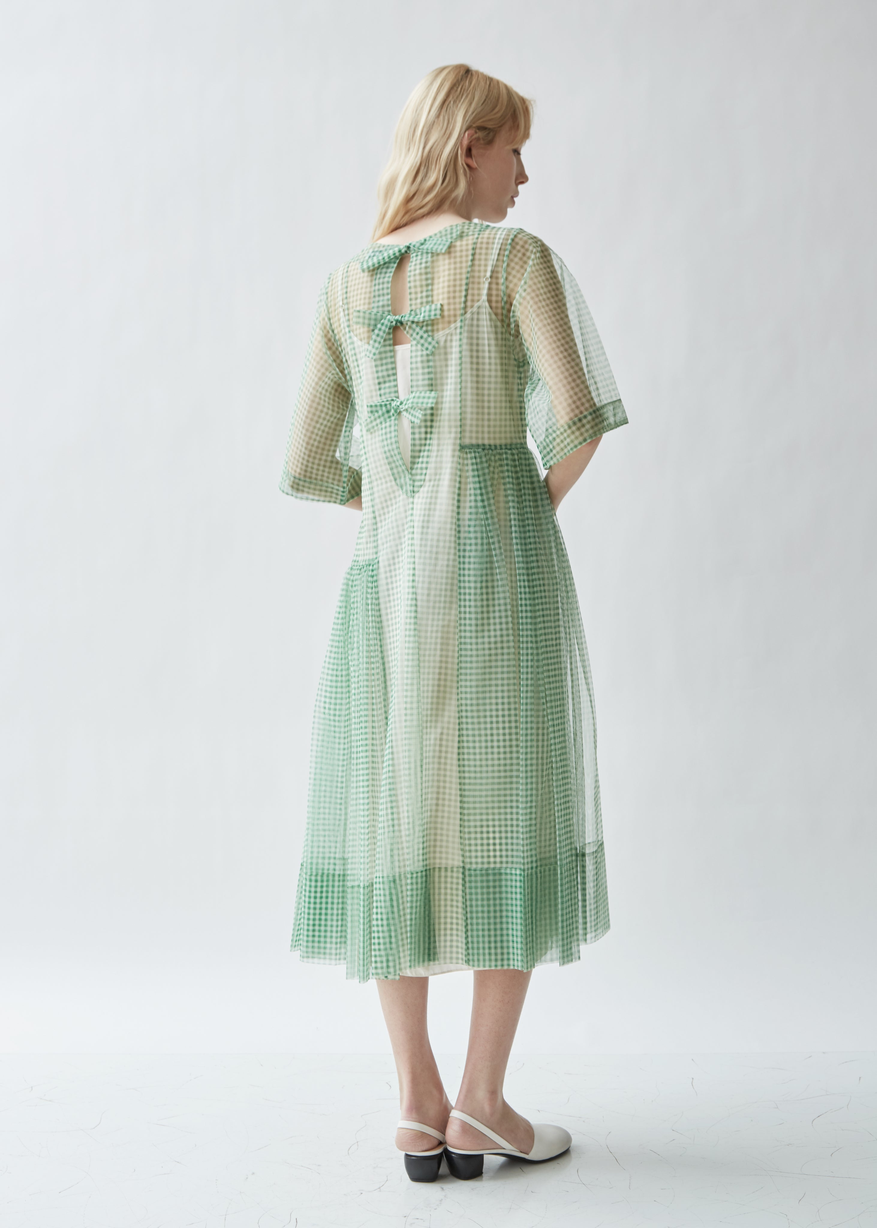 molly goddard green dress Rent Molly Goddard Green Dress UK 8