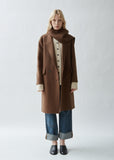 Double Face Wool Scarf Coat