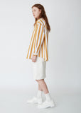 Striped Cotton Poplin Over Shirt