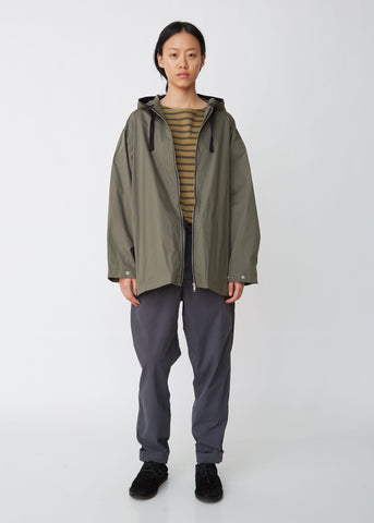 Zip Up Crisp Cotton Anorak – La Garçonne