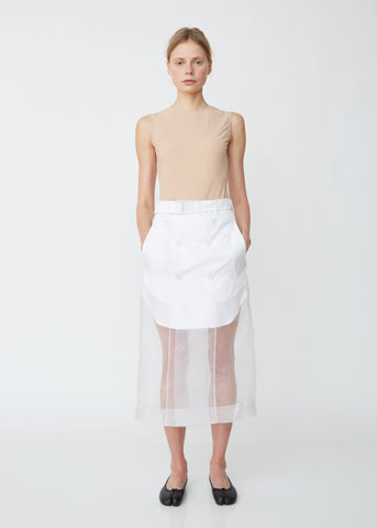 Layered Organdis Skirt