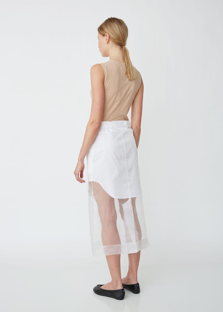 Layered Organdis Skirt