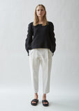 Arch Circle Knit Long Sleeve Top