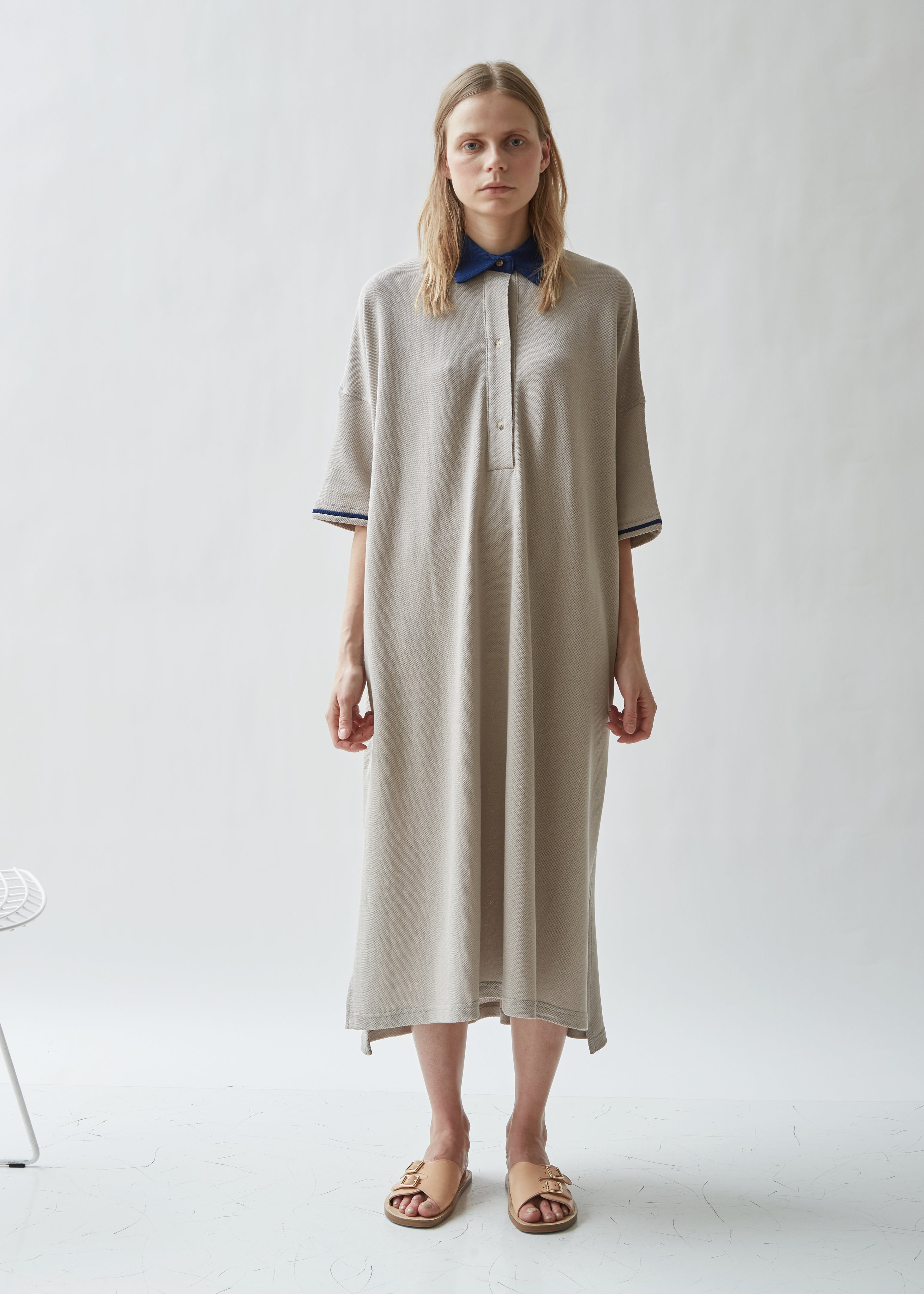 oversize polo dress Cashmere > Oversized extremely soft 100% cashmere polo dress Buy from e-shop