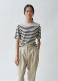 Megalin Linen Stripe T-shirt