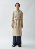 Single-Breasted Technic Trench Coat