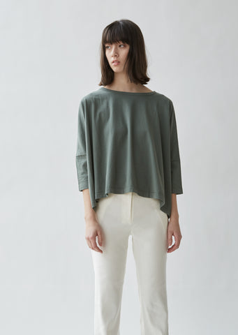 Square Relaxed Cotton Tee